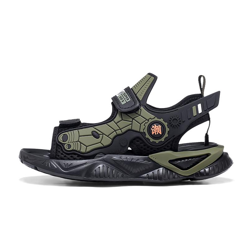 

Летние детские сандалии Модные легкие повседневные сандалии для отдыха на открытом воздухе Пляжная обувь Домашние тапочки Детские сандалии Обувь 39 армия зеленый