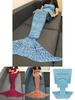 Mermaid Tail Blanket With Warm Acrylic Material For Teen Room And Lounge Comfort