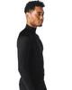 Astraia Avant Compression Long High Size Men's Wear, Sleeve, Neck, 3L, Black, AA29-00-3L
