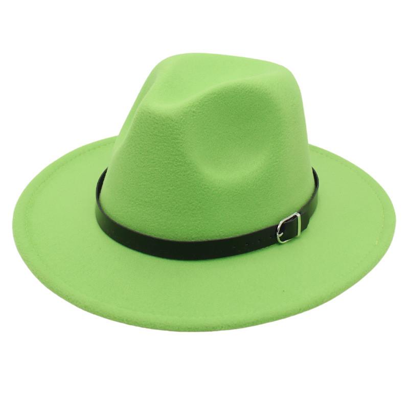 Ethnic Style Vintage Fedora Hat With Wide Brim For Women And Men