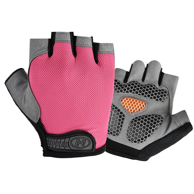 Spring and Summer Men's Mesh Fabric Breathable Bicycle Half Finger Outdoor Cycling Sport