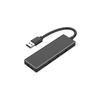 4-in-1 USB Multi-Port Adapter with Plastic Shell