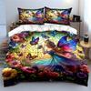 Colorful Fairy Garden Decoration Set Exquisite Three-Piece Bedding Set Gift For Kids And Adults
