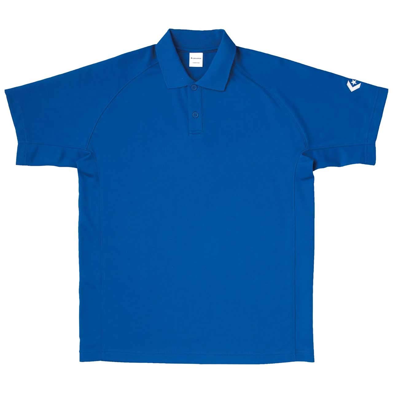 

Converse CB291402 Basketball Short Sleeve Polo Royal Size M Men s Shirt, Moisture-Wicking, Quick-Drying, Blue, (Japan Size)