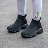 New Kids Sock Shoes Knitted Fashion High Top Sneakers for Boys Girls Casual Sport Sock Sneakers Children Tennis Shoes
