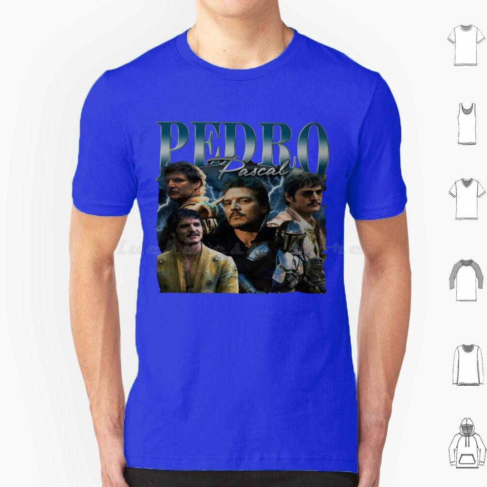 Pedro Pascal Daddy Pedro Pascal Meme I Love Timothee Chalamet Pedro Pascal Cursed Fan Collage T Shirt Cotton Men Women Diy