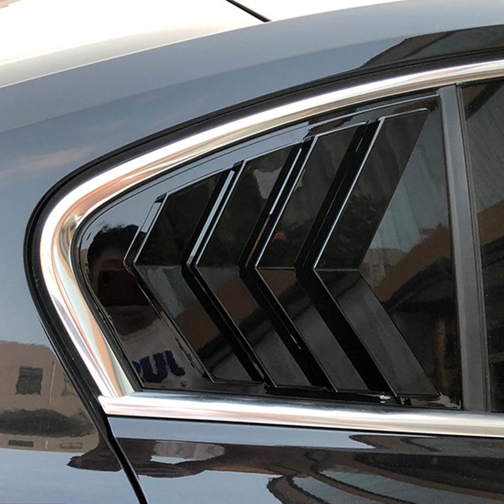 2pcs Car Rear window louvers For Volkswagen Passat b8 2019 2020 2021 2022 Blinds Side Tuyere Louvers Hatchback Style Accesso