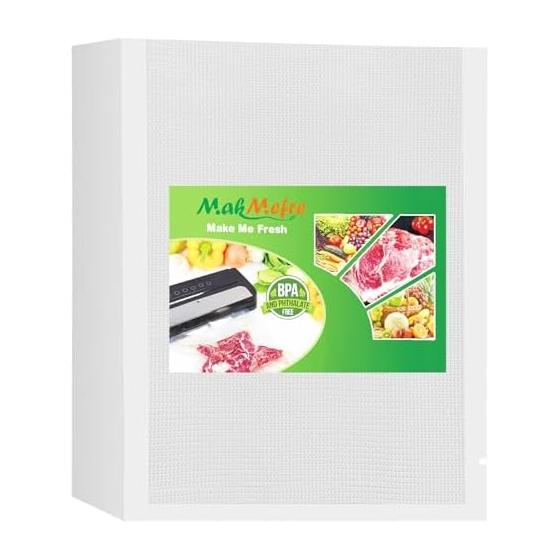 Вакуумные пакеты MakMeFre, 30x40 см, 100 штук, Безопасные материалы PA+PE, Вакуумные пакеты, Специальные пакеты для вакуумных упаковочных машин, Специальные