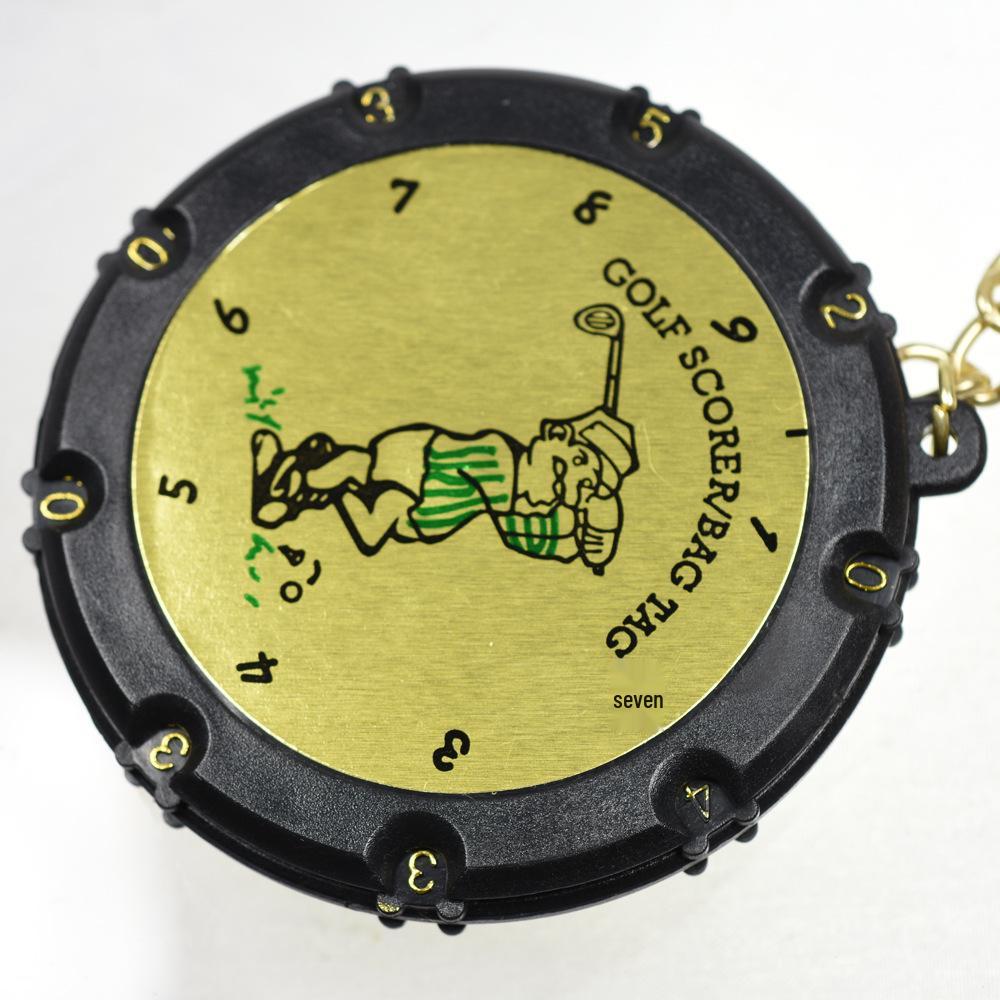 Punktator do disc golfa z 18 dołkami - Złoty/Srebrny