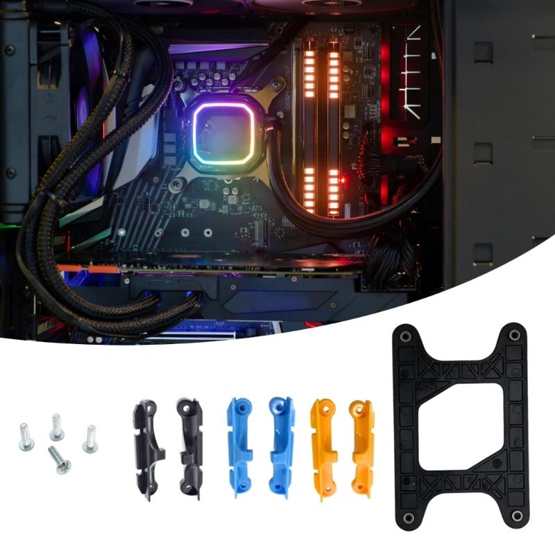 AM4/AM5 Backplane CPU Cooling Bracket for AM4 B350 X370 A320 X470 Secures Stable Fit Back Sheet CPU Cooling Support