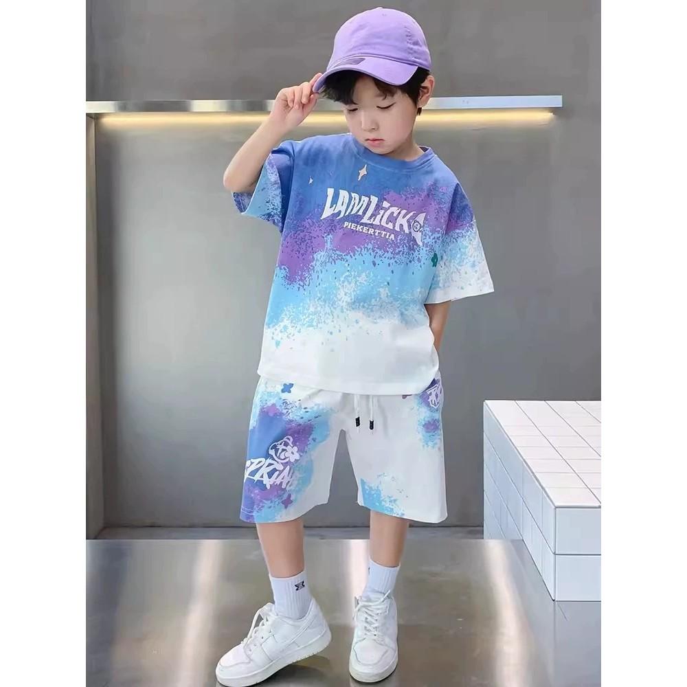 Новый летний комплект одежды для мальчиков 150