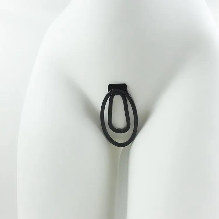 Hollow Fw-Clip oculto para pene, bloqueo de castidad, bragas masculinas, Dispositivo de Castidad, Clip de entrenamiento de vagina falsa, jaula para pene, juguetes sexys para hombres, juguete sexual