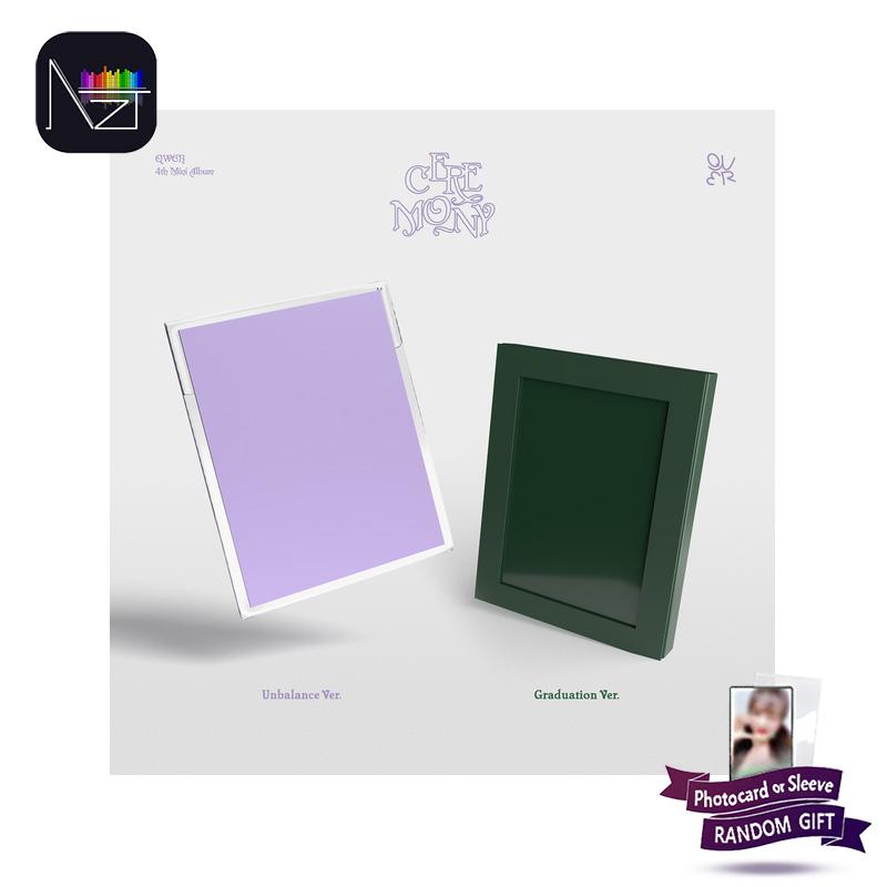 [PRE ORDER] QWER – 4th Mini Album CEREMONY (Unbalance Ver. / Graduation Ver.) Random 1pcs