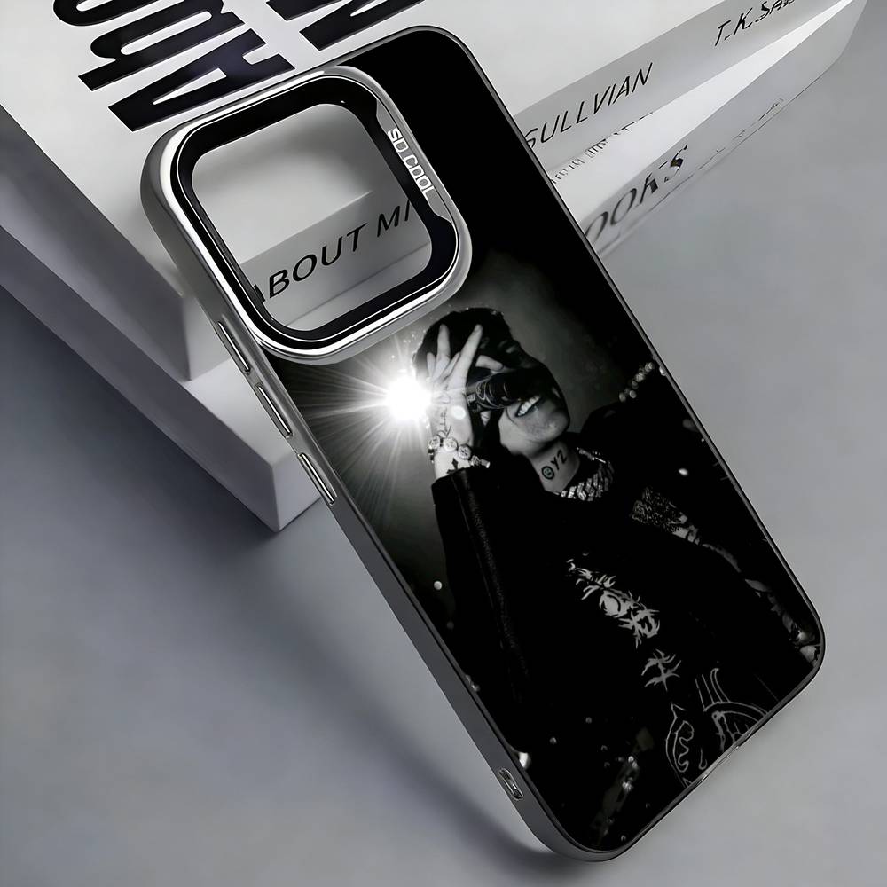 J-Junior H Phone Case For iPhone 17,16,15,14,13,12,11 Plus,Pro Max,Colored Silver Phone Case