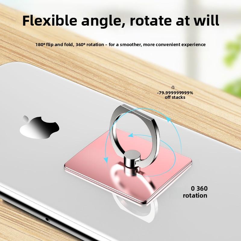 Supporto Anello Ruotabile Pigro Dito Multifunzione Incollabile Desktop Cellulare Fibbia Anello Supporto Anti-caduta
