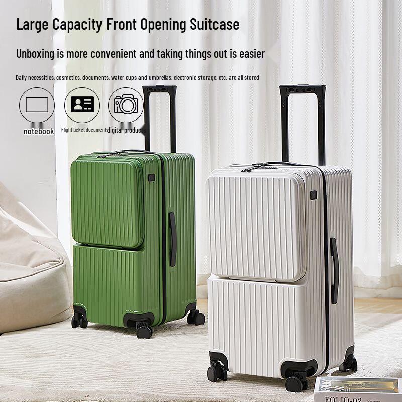 Changbaosen Front-Opening Trolley Suitcase
