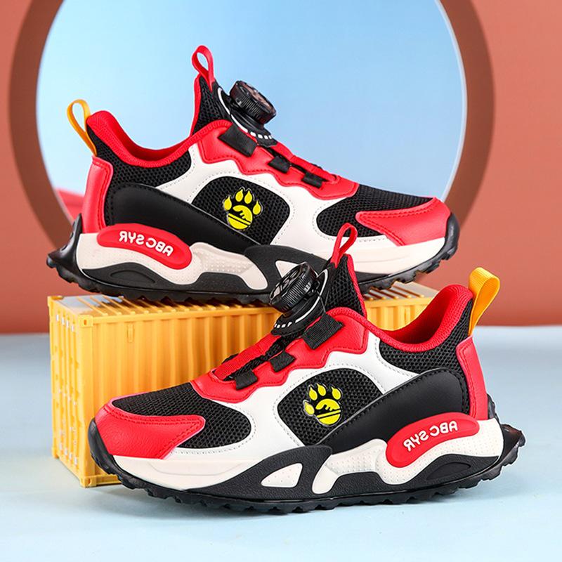 New Summer Kids' Breathable Sports Shoes: Lightweight, Soft-Soled, Non-Slip Dad Style