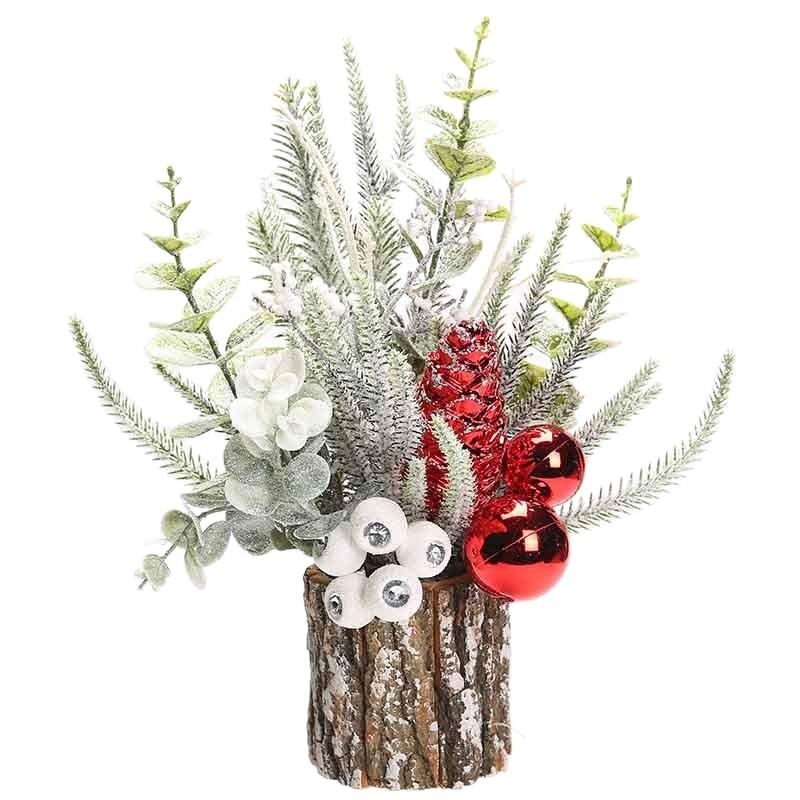 

40 см Настольная Имитация Искусственной Рождественской Елки Рождественское Украшение Корейский Стиль Маленькое Украшение для Рождественской Елки 35x40cm