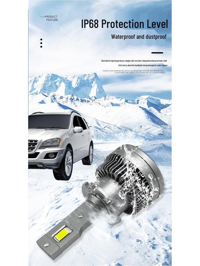 D4S High Brightness LED Car Headlight with Multiple Decoding Modes and Long Lifespan