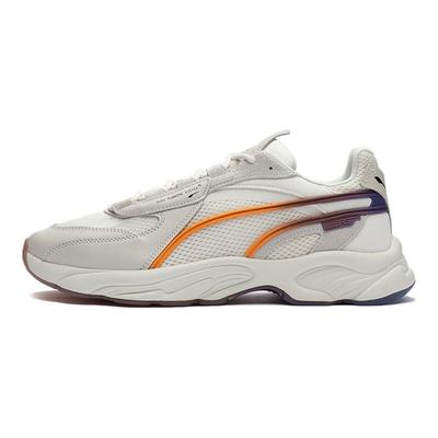 Rs-Connect Ombre Antiscivolo Confortevole Traspirante Ammortizzante Scarpe da Corsa Casual Basse Sneaker Unisex Bianco Arancione 383783-01