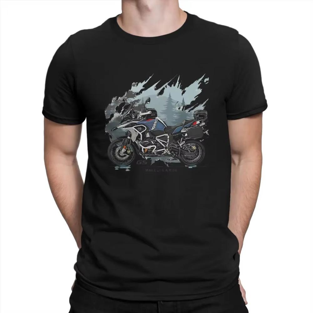 Men's T-Shirt Motorcycle 1250 Crazy 100% Cotton Tees Short Sleeve T Shirt Crewneck Clothing Gift Idea