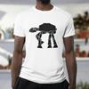 T-shirt ATAT Walker Star Wars Ribelle Luke Skywalke Impero Darth Vader Maglietta 013