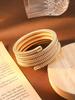 Men'S And Women'S Metal Springs Stack Four-Layer Bracelets, Personalized Trendy Bracelets, Exaggerated Cold Wind Bracelets