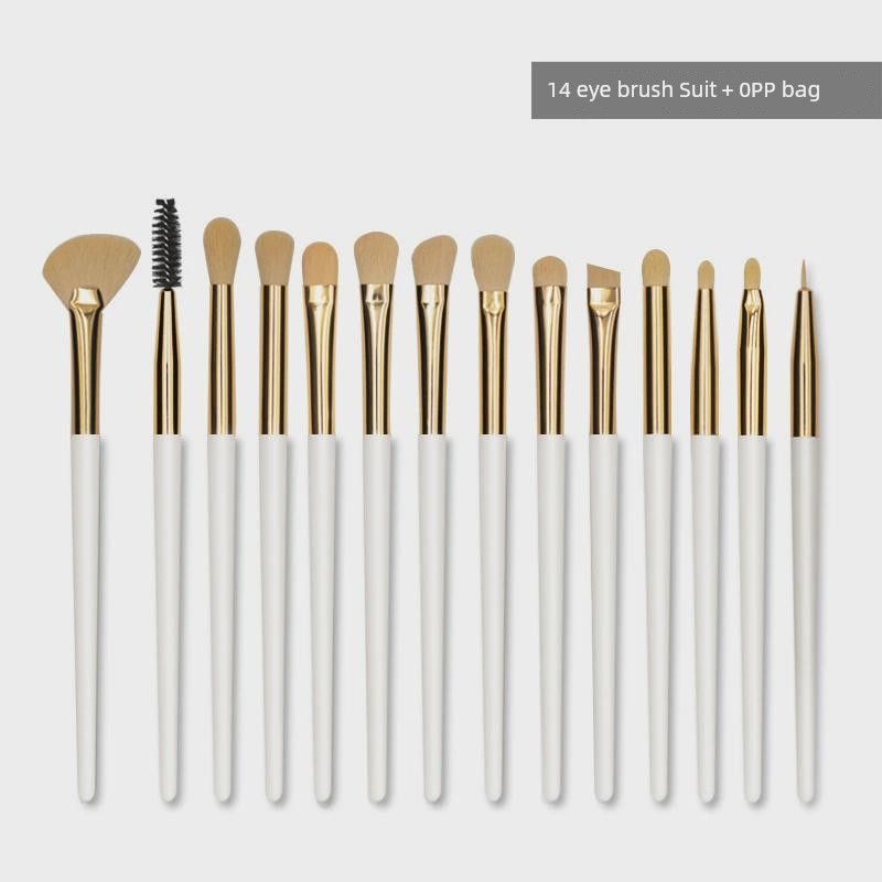 

14 Кисть Набор кистей для теней Филиал Цанчжоу Хайлайтер Лежачий шелкопряд Полный набор Инструменты для макияжа Глаза Новая кисть для макияжа Оптом 14 eye brush Suit