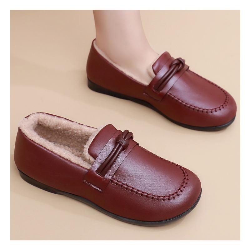 Damen Mode Winter Warm Rutschfest Wasserdicht Zum Hineinschlüpfen Lässig Baumwolle Stiefel