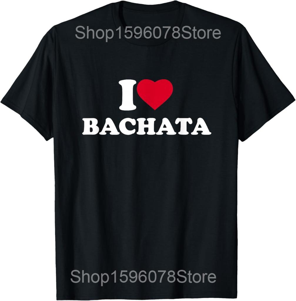 Funny Eat Sleep Bachata Repeat Dance Vintage T Shirts Men Cotton Humor Streetwear Tee Shirt Short Sleeve Unisex Loose Clothing
