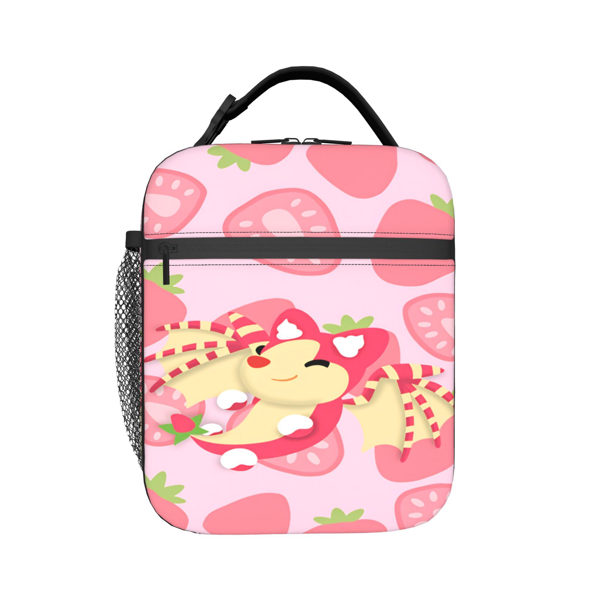 A-Adopte-moi Sac à Déjeuner Boîte à Déjeuner Décontractée Bureau Portable Sacoche Thermique Sacs à Main Pour Femmes Oxford Graphique Sac Glacière as picture