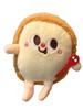 Creative Cute Food Plush Keychains Toast Burger French Fries Soft Toy Backpack Decorations for Students Couples Gift