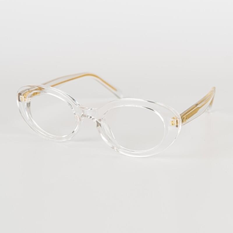 SBKA Neb-C02 Clear Horn-Rimmed Glasses