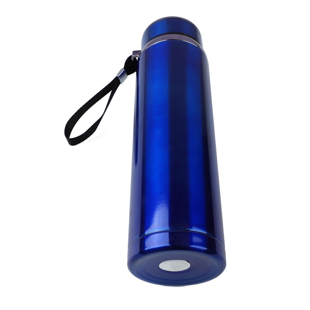 1000ml Insulated Stainless Steel Water Bottle Outdoor Portable Vacuum Water Bottle Blue