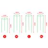 Climbing Plant Support Stakes Tall Plant Support Rin-g Cage for Garden Plant Flower Vegetable