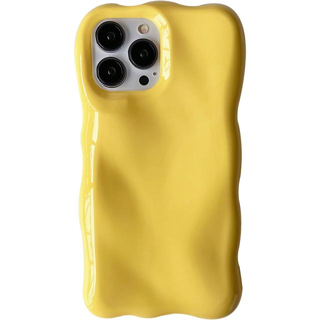 

Модный противоударный чехол с узором пиролита для Iphone 13 Pro Max 14 12 11 14promax, мягкий силиконовый чехол для задней панели телефона for iphone14 (6.1 ) жёлтый