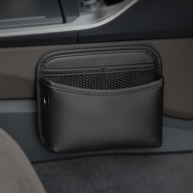 

Universal Car Organizer Pocket Bag For Car Storage Box Collecting Bag Cards Phone Key Paste Box Self Adhesive Car Storage Pocket