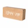 Multi-functional Digital Clock Wood Smart Alarm Clock Versatile Alarm Clock  for Bedside