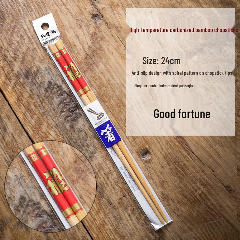 

Birthday & Longevity Celebration Fortune Chopsticks Set for 100-Day, Birthday, and Wedding