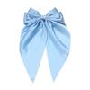 Large Double Layer Hair Bowknot Clip For Adults Teens Silky Ribbon Fabric Barrettes Metal Hairpin For Daily Styling