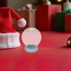 Glass Snow Globe Clear Empty Dome with Base DIY Craft Decoration Build Your Own Snow Home Office Holiday