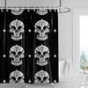 Home Shower Curtains Bathroom Decora Waterproof Fabric Non-slip Bathmat Water Absorption Curtain Modern Nordic Geometric Boho