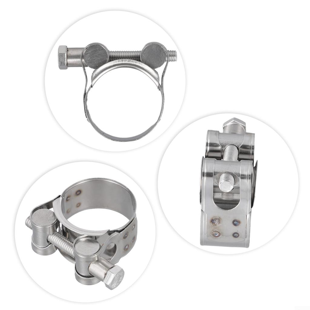 Heavy Duty Stainless Steel Clamp Suitable for High Pressure Hoses 26 28mm