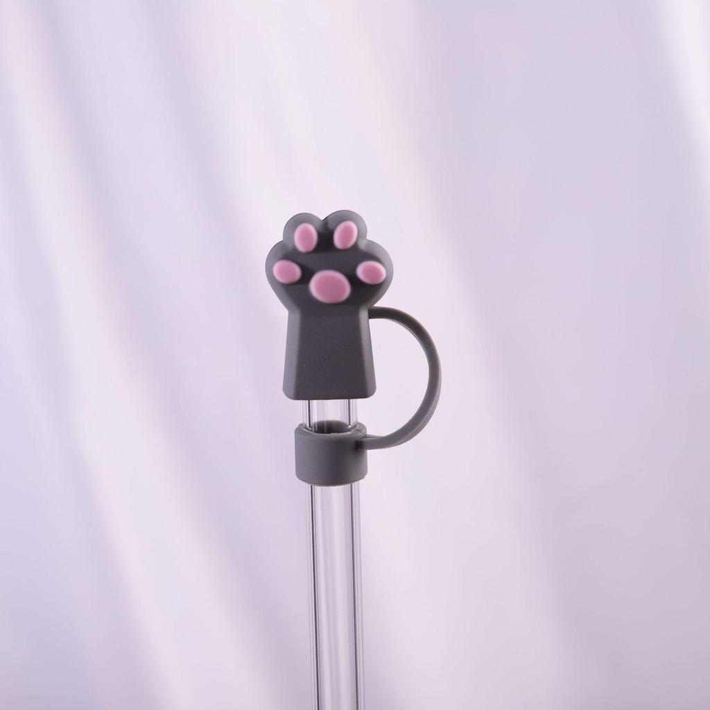Cute Cartoon Halloween Straw Cover Cap (Soft Glue, 8-10mm, Dust Cover)