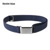 Gift Pants Strap Solid Color Boys Girls Alloy Buckle Waistband Kids Canvas Belt Adjustable