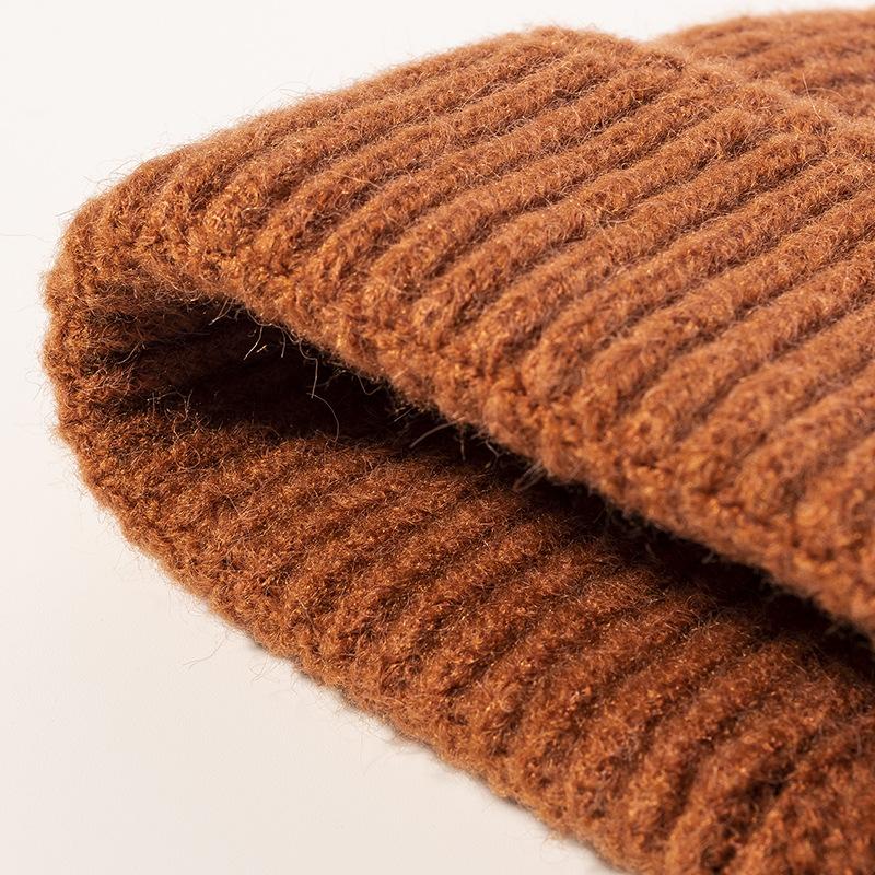 unisex beanies hats for men and men autumn winter caps skullies solid color knitted hats