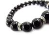 Les Trésors De Lily [J6303] - Bracelet 'Sissi' noir