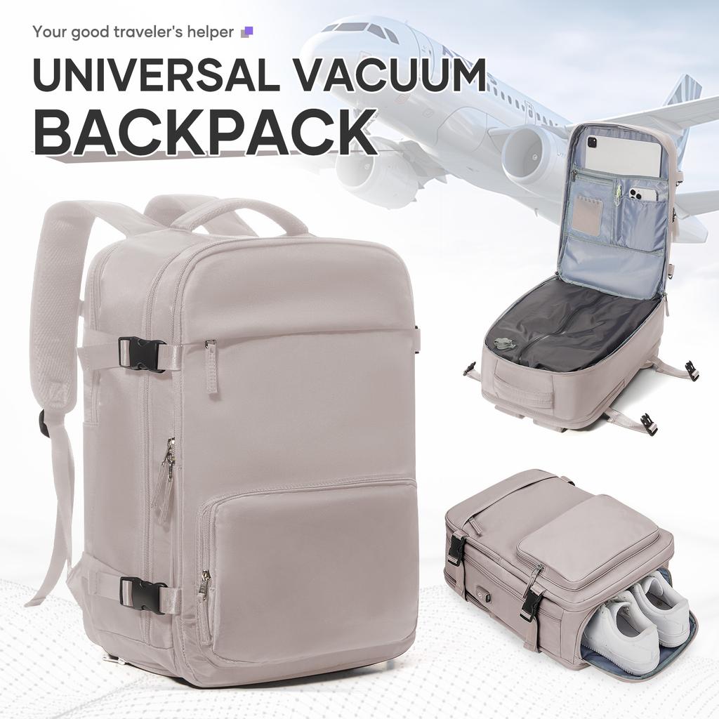 Large Capacity Vacuum Travel Backpack Men Women Flight  Travel Bag, Luggage Bag, Foldable Hiking Daily Backpack, Laptop Backpack