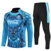 Halbzip Bestickter Fußball Trainingsanzug Set Arsenal Barcelona Real Madrid Camouflage Fußballanzug