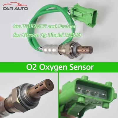 Lambda O2 Oxygen Sensor For PEUGEOT 206 Partner Citroen C3 Pluriel NEMO FIAT FIORINO QUBO 1.1 1.4 NO# 9657632980 1618RO OZA608U2
